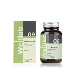 БАД с витамином D3 600 МЕ Welllab VITAMIN D3 ACTIVE